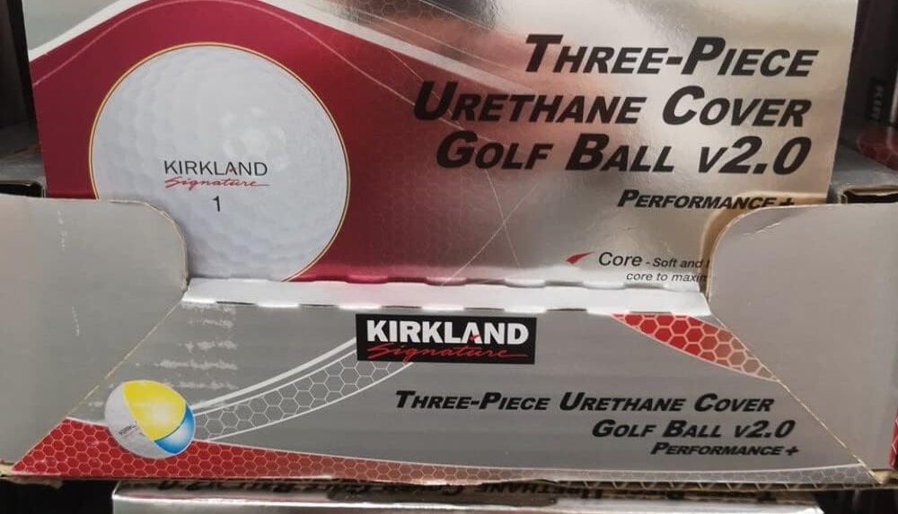 Kirkland Signature golf balls three-piece urethane cover