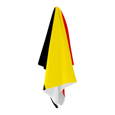 Belgium Flag Golf Towel - Shop.GolfersAuthority