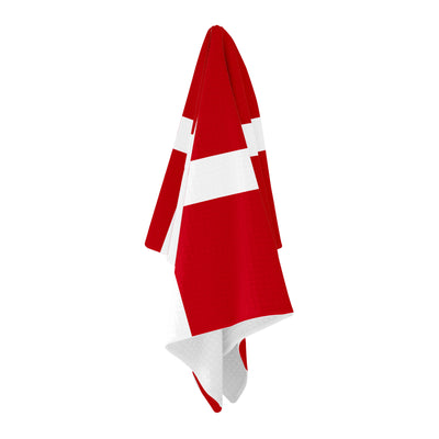 Denmark Flag Golf Towel - Shop.GolfersAuthority