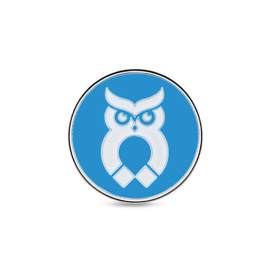 Blue MagnetOwl Poker Chip Ball Marker - Shop.GolfersAuthority