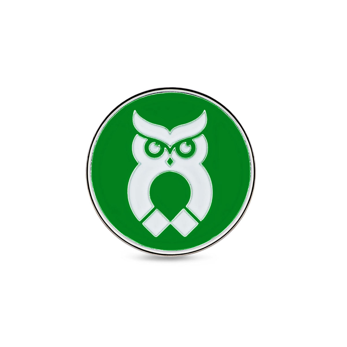 Green MagnetOwl Poker Chip Ball Marker - Shop.GolfersAuthority