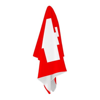 Switzerland Flag Golf Towel - Shop.GolfersAuthority