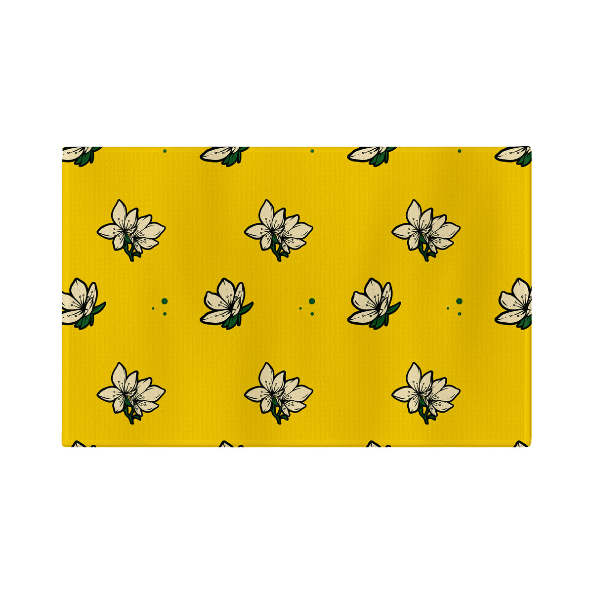 Yellow Azalea Golf Towel - Shop.GolfersAuthority
