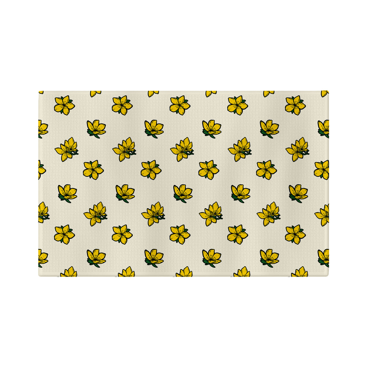 White Azalea Golf Towel - Shop.GolfersAuthority