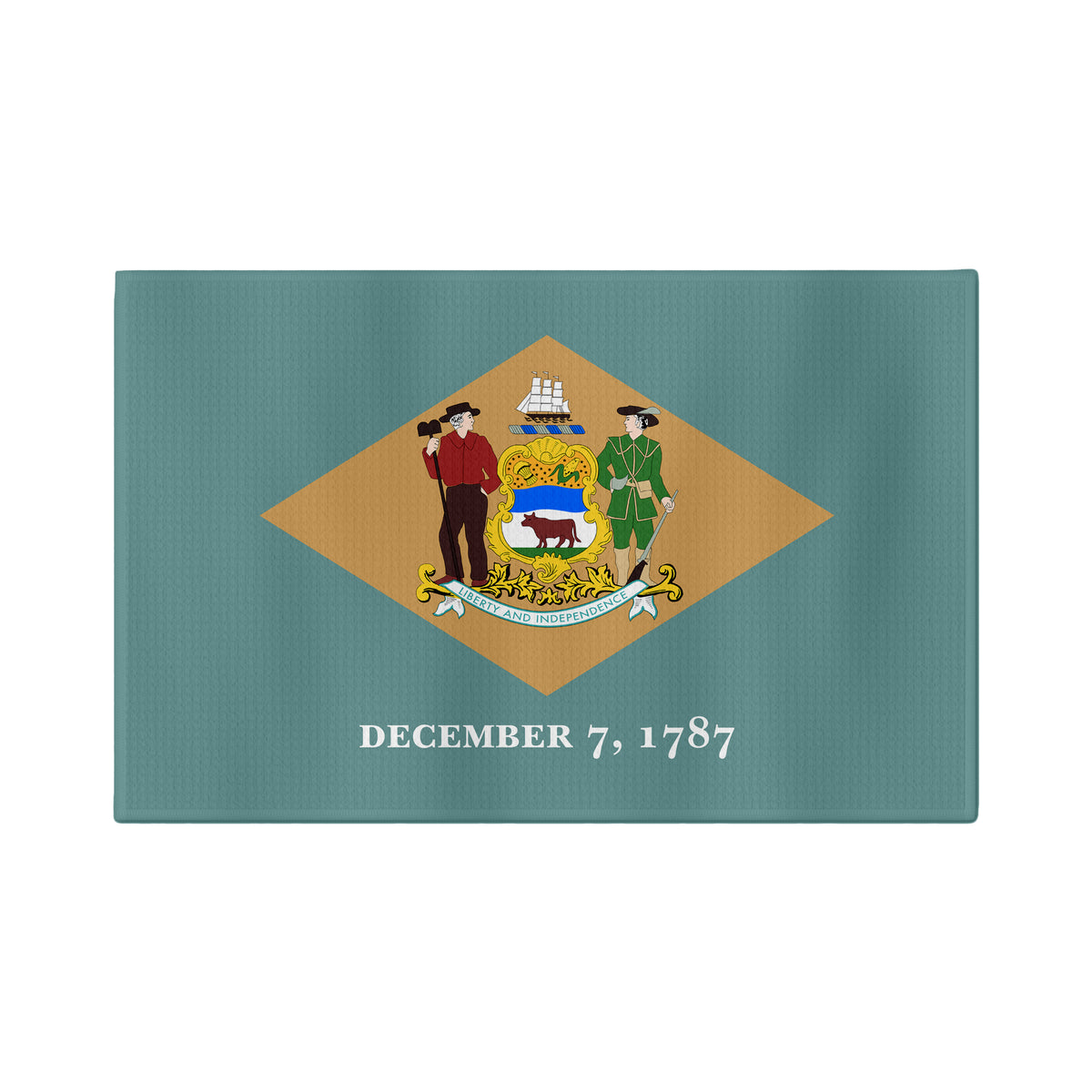 Delaware Flag Golf Towel - Shop.GolfersAuthority