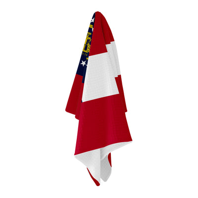 Georgia Flag Golf Towel - Shop.GolfersAuthority