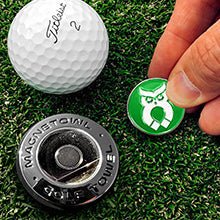 Green MagnetOwl Poker Chip Ball Marker - Shop.GolfersAuthority