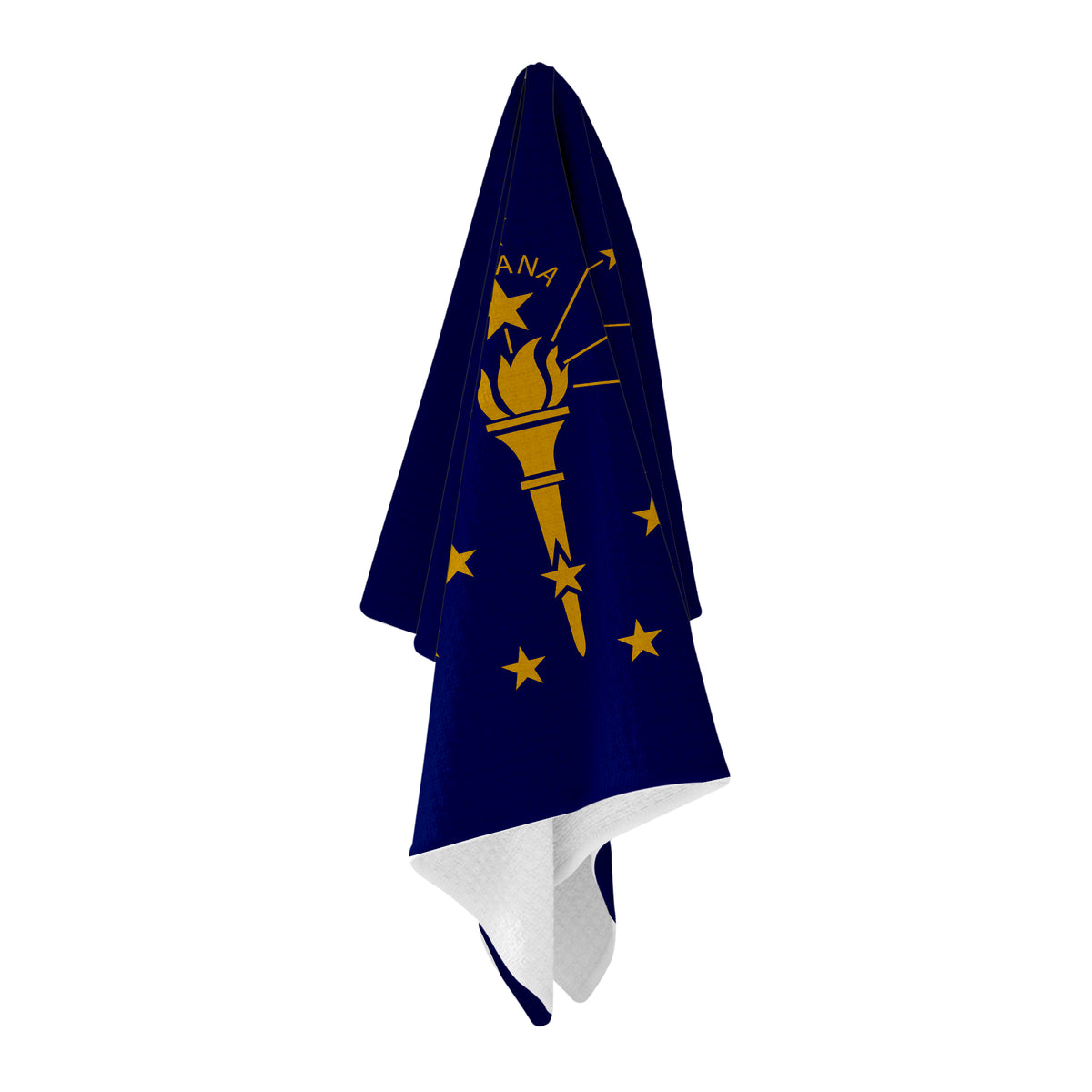 Indiana Flag Golf Towel - Shop.GolfersAuthority