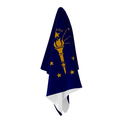 Indiana Flag Golf Towel - Shop.GolfersAuthority
