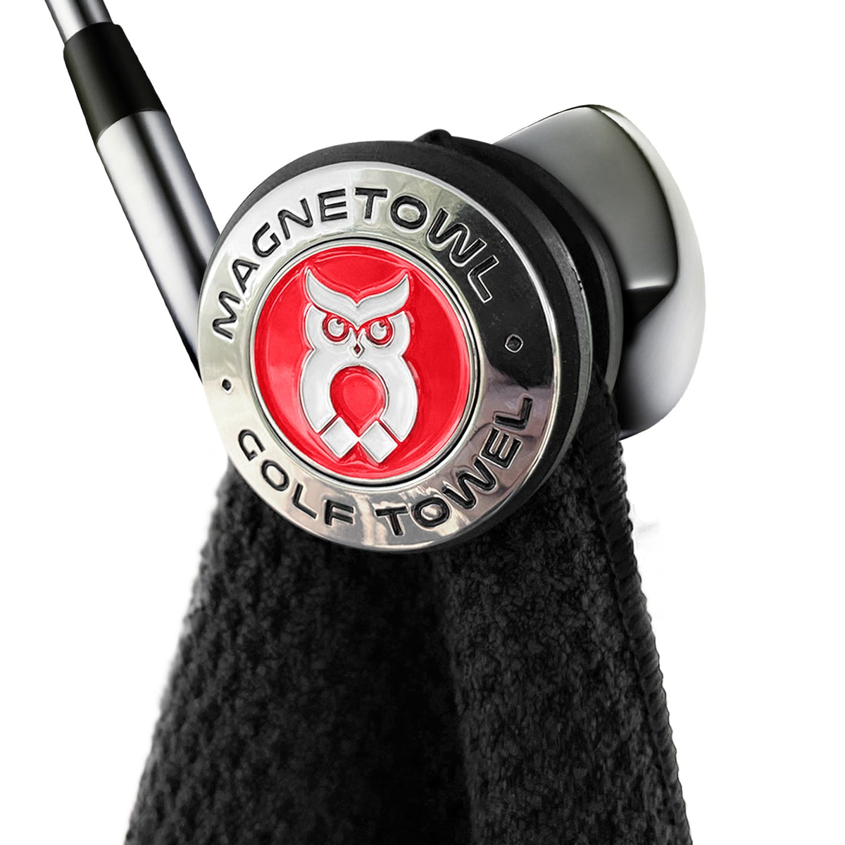 MagnetOwl Magnetic Golf Towel Clip with Poker Chip Marker - Shop.GolfersAuthority