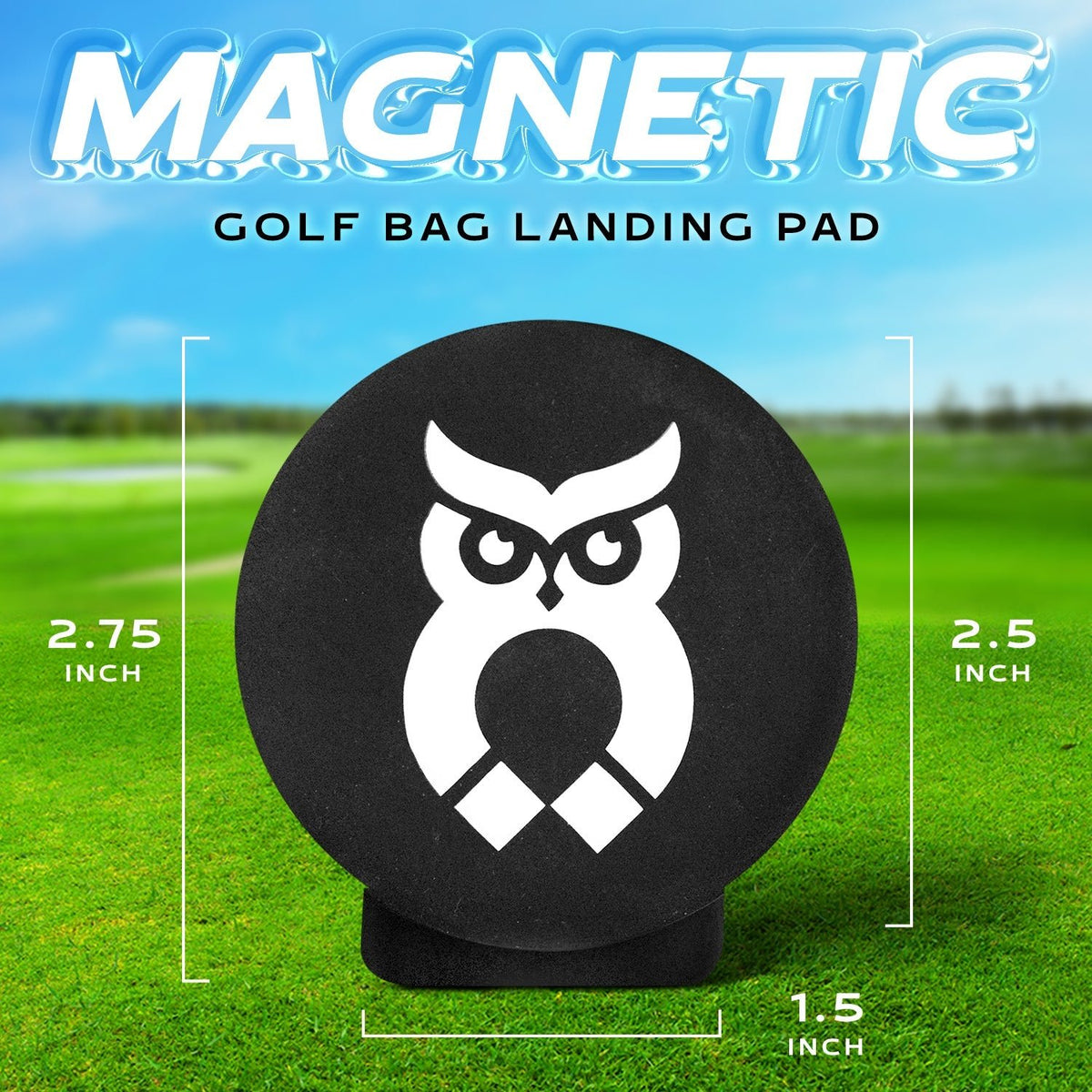Magnetic Golf Bag Landing Pad - Shop.GolfersAuthority