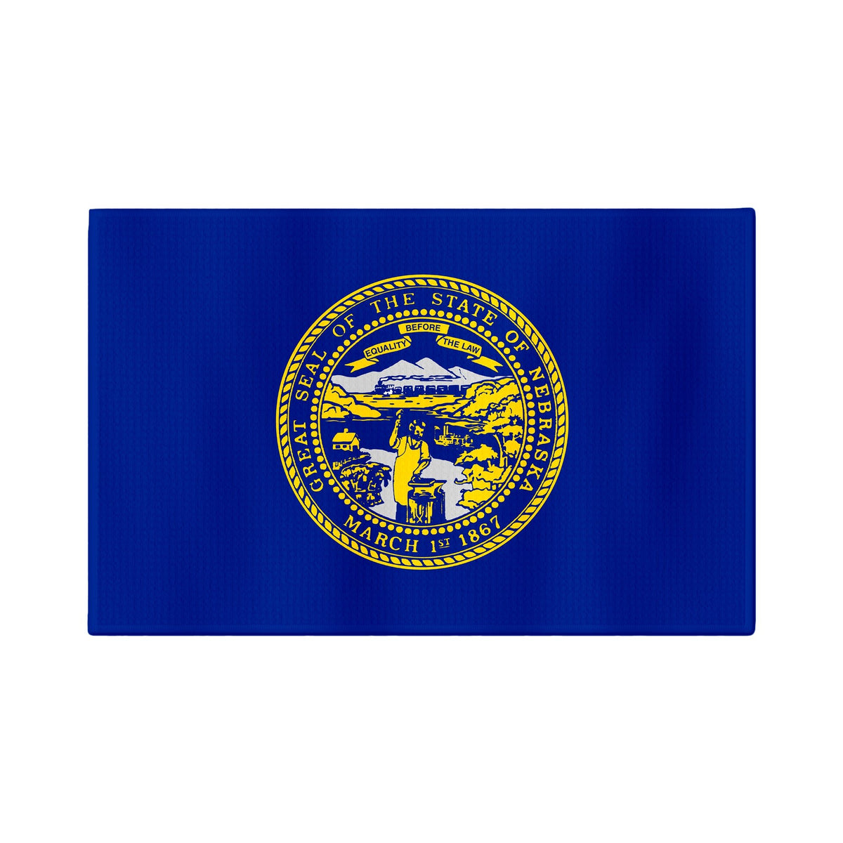 Nebraska Flag Golf Towel - Shop.GolfersAuthority