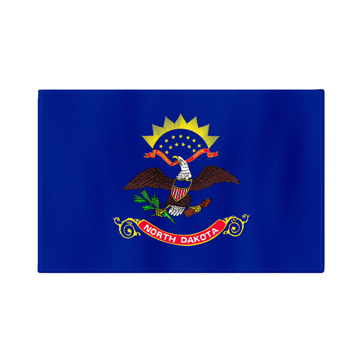 North Dakota Flag Golf Towel - Shop.GolfersAuthority