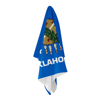 Oklahoma Flag Golf Towel - Shop.GolfersAuthority