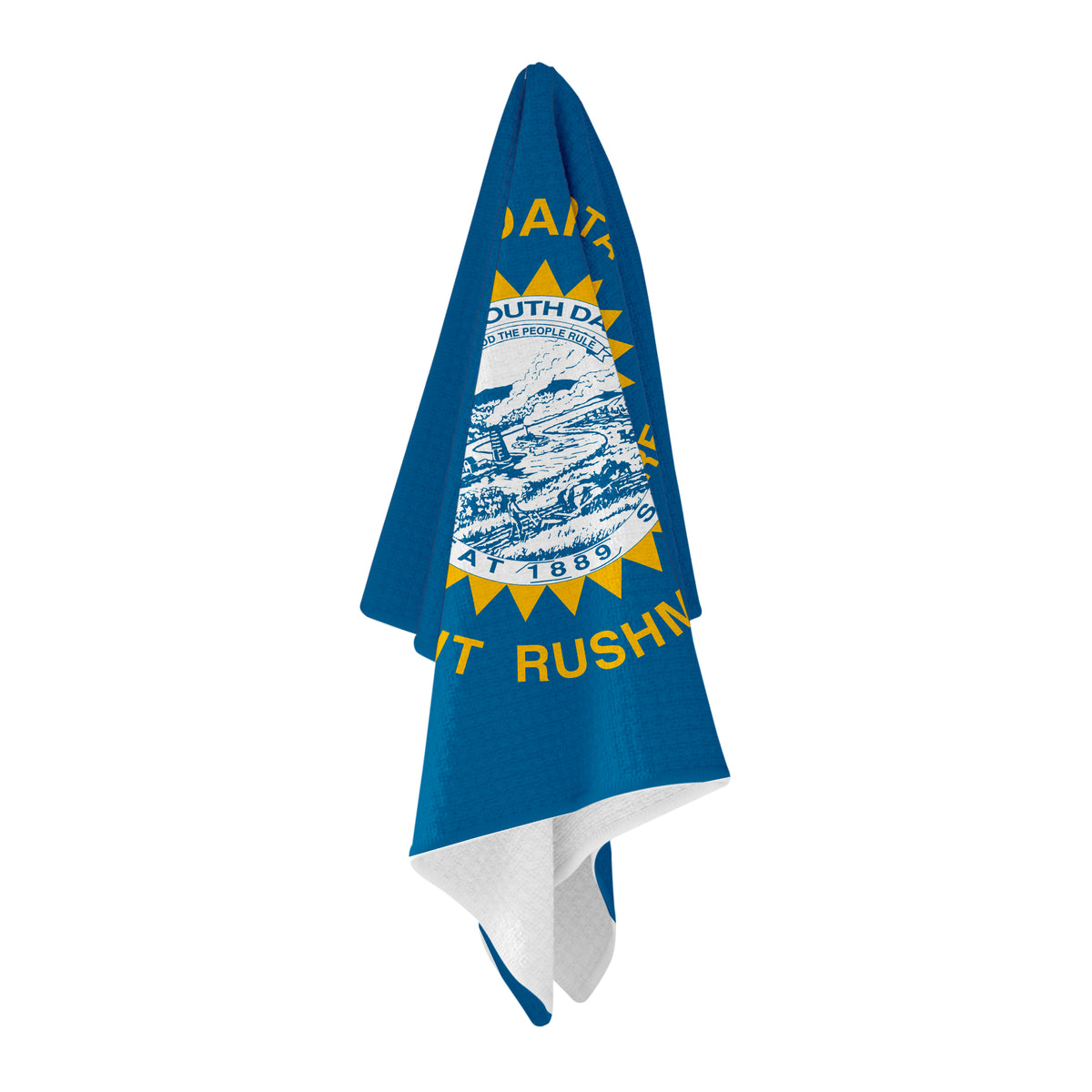 South Dakota Flag Golf Towel - Shop.GolfersAuthority