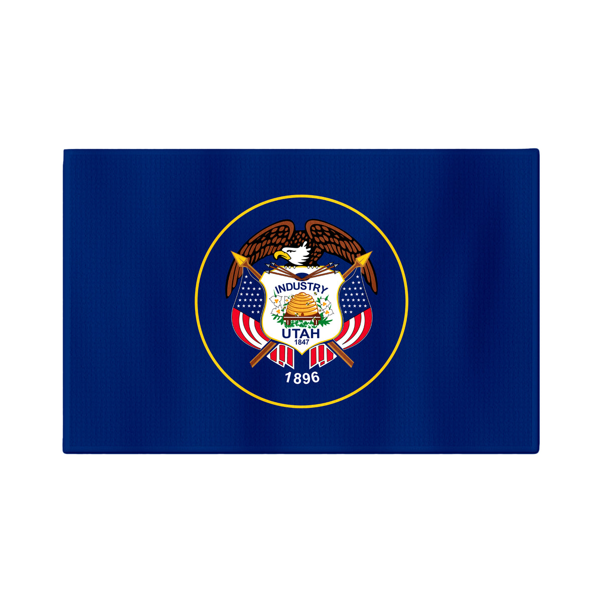 Utah Flag Golf Towel - Shop.GolfersAuthority