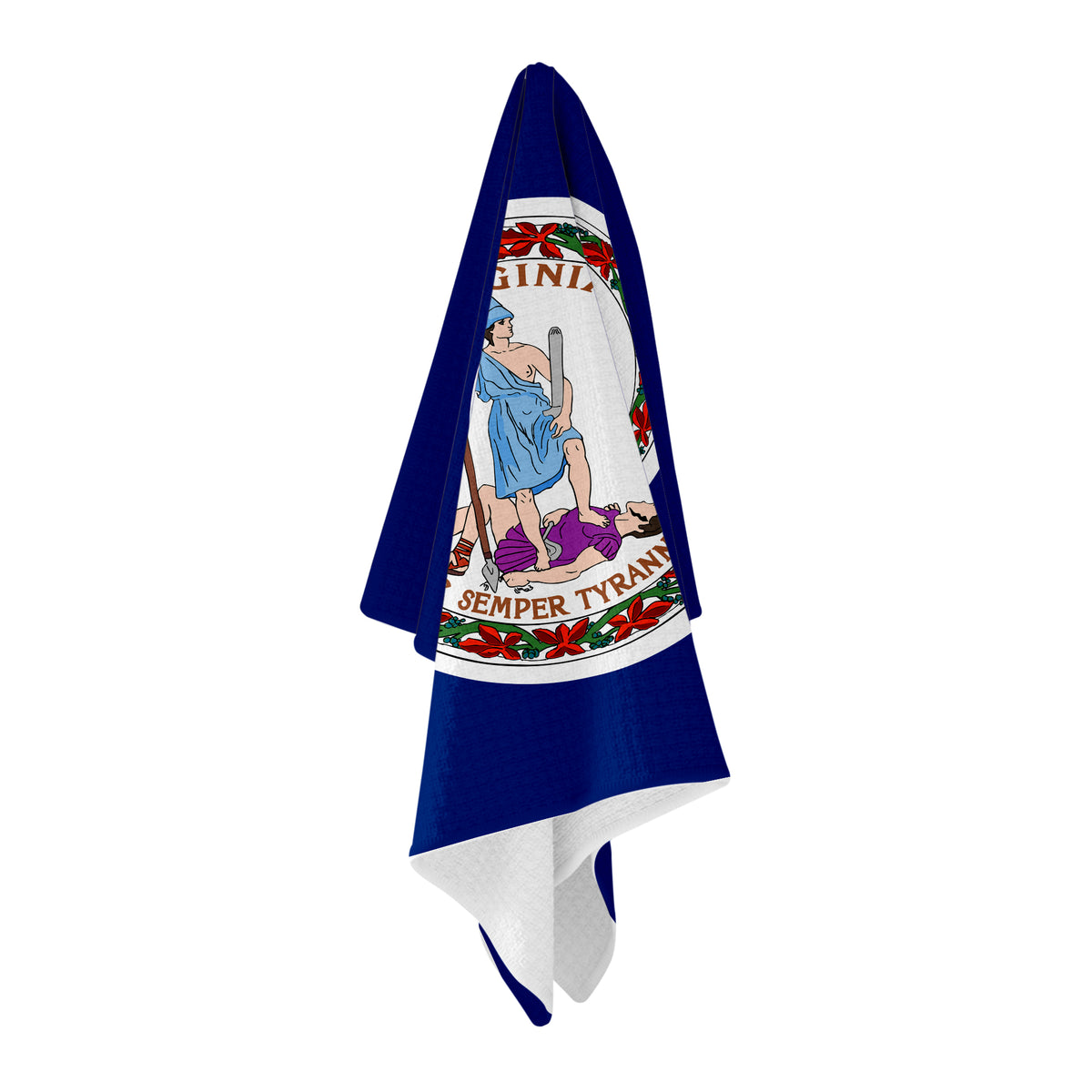 Virginia Flag Golf Towel - Shop.GolfersAuthority