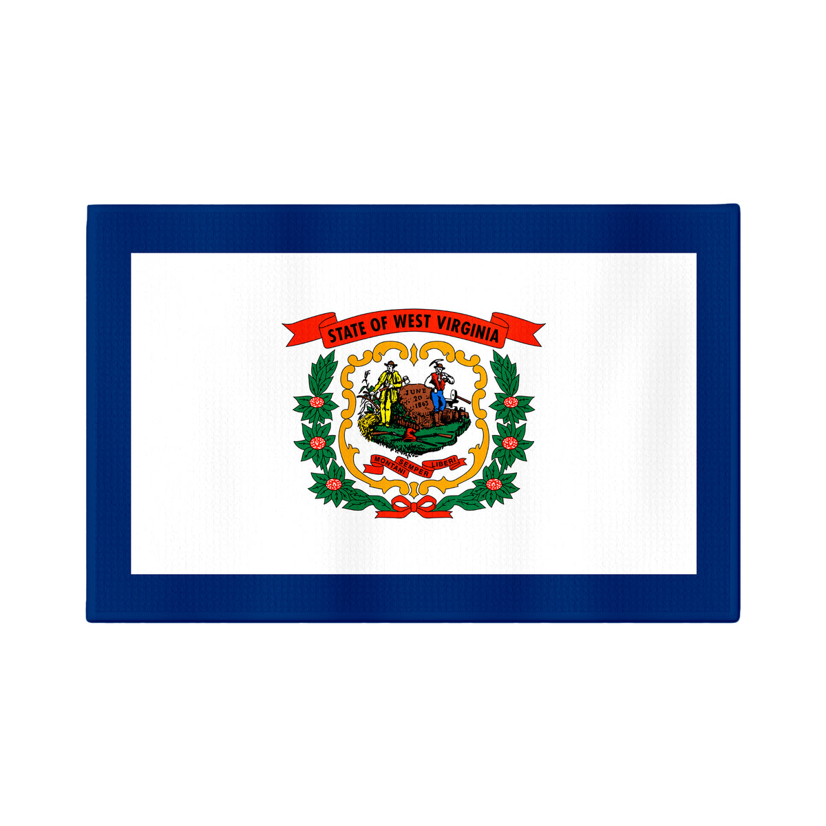 West Virginia Flag Golf Towel - Shop.GolfersAuthority