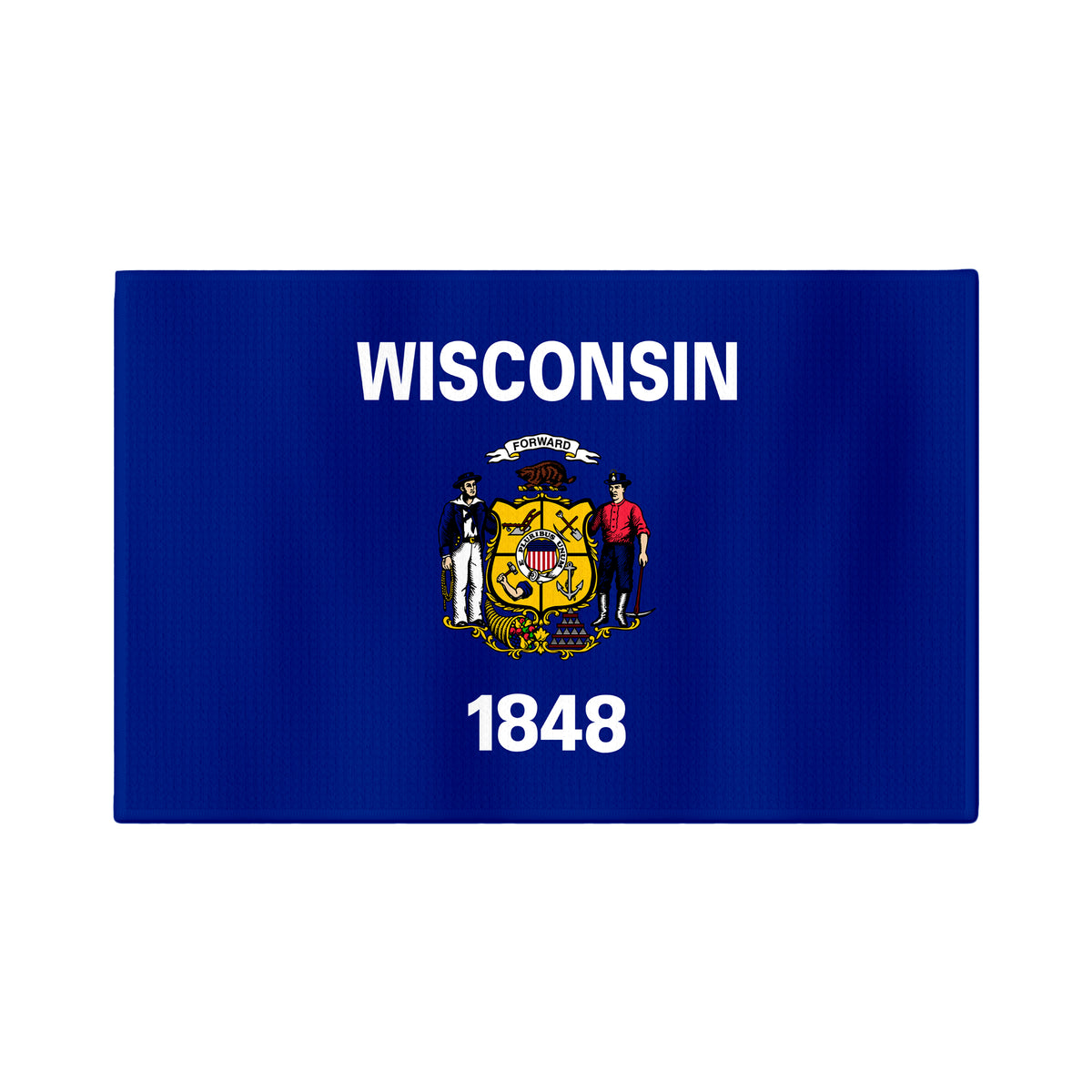 Wisconsin Flag Golf Towel - Shop.GolfersAuthority