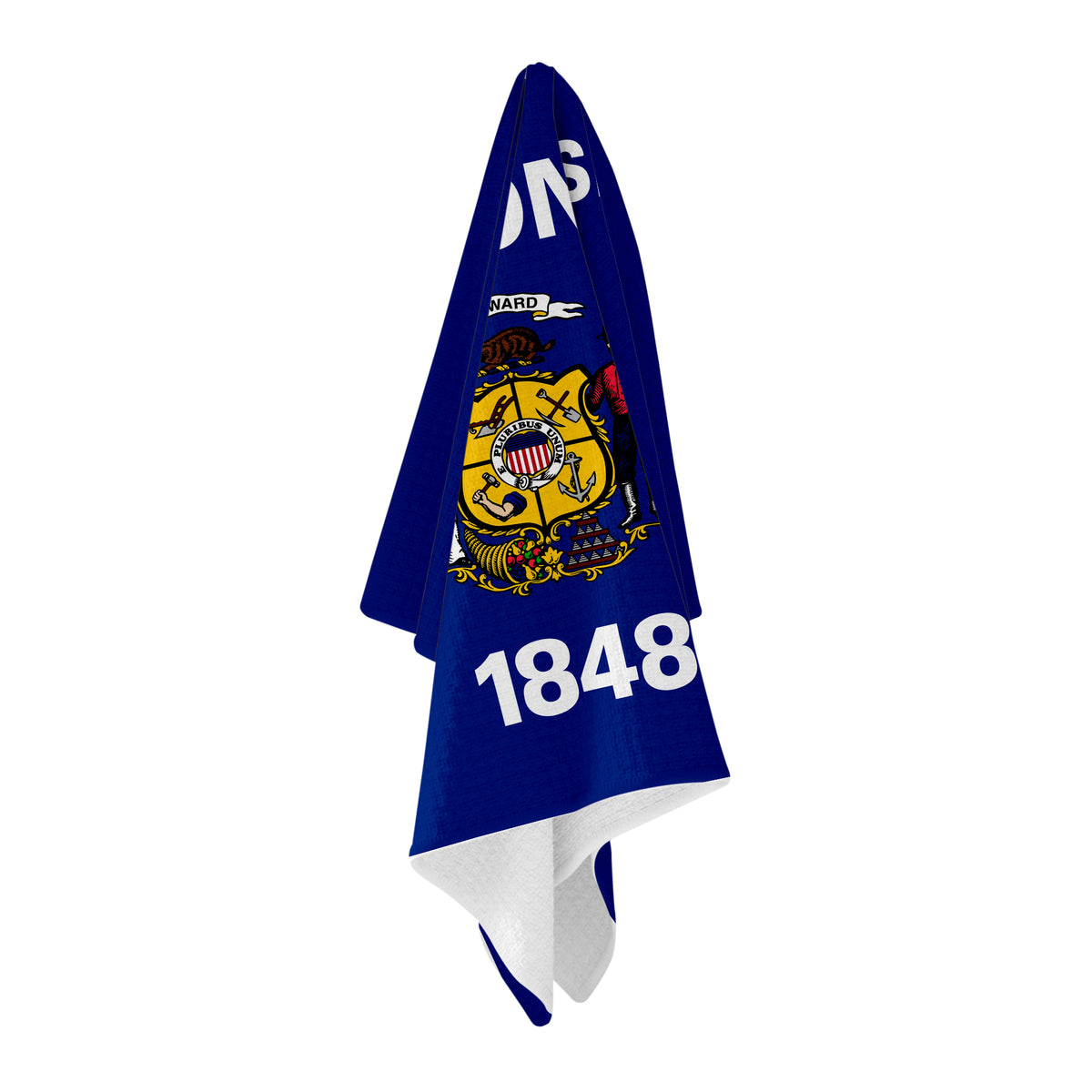 Wisconsin Flag Golf Towel - Shop.GolfersAuthority