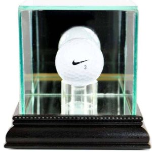 perfect cases pga golf ball glass display case