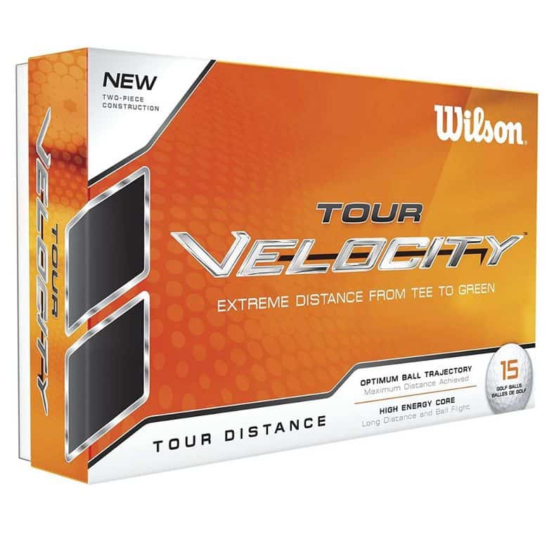 wilson golf tour velocity 15 golf ball pack men