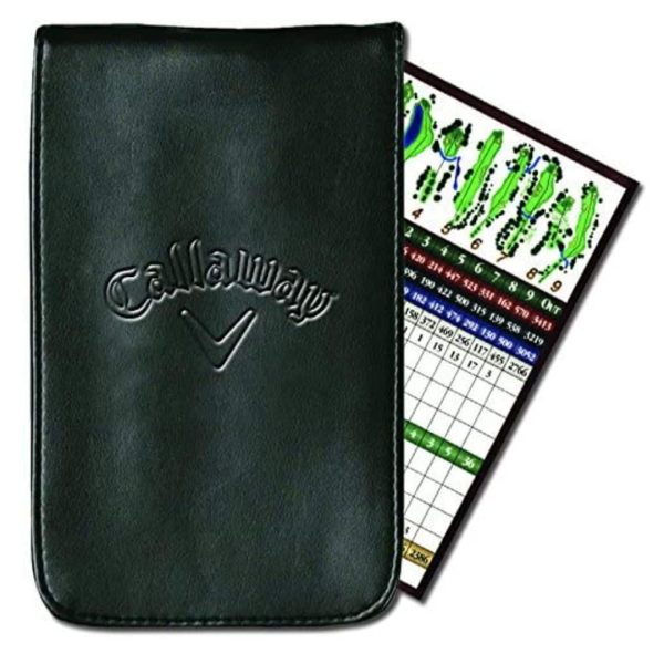 callaway golf leather scorecard holder