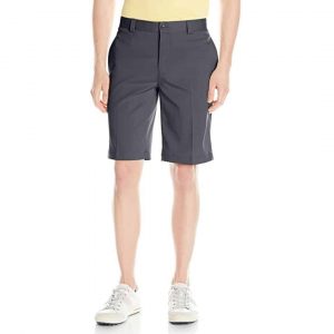 louis raphael golf mens flat front performance stretch fabric and moisture wicking golf short