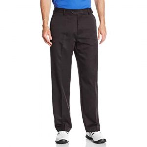 izod mens golf microsanded flat front classic fit pant