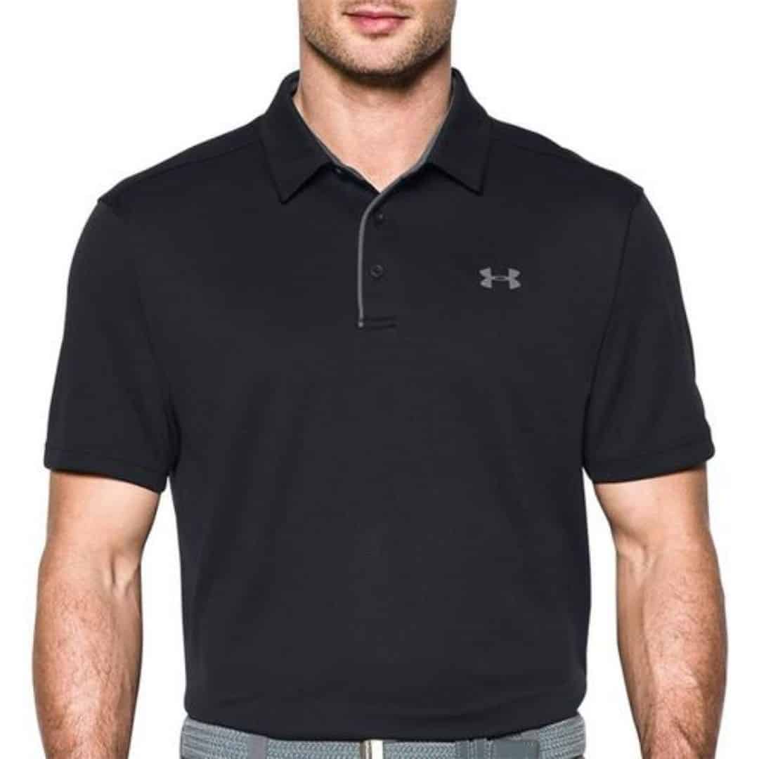 under armour men's tech golf polo shirt
