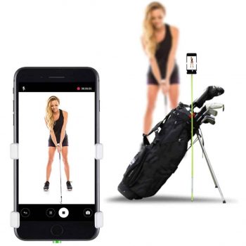 selfie golf record cell phone clip