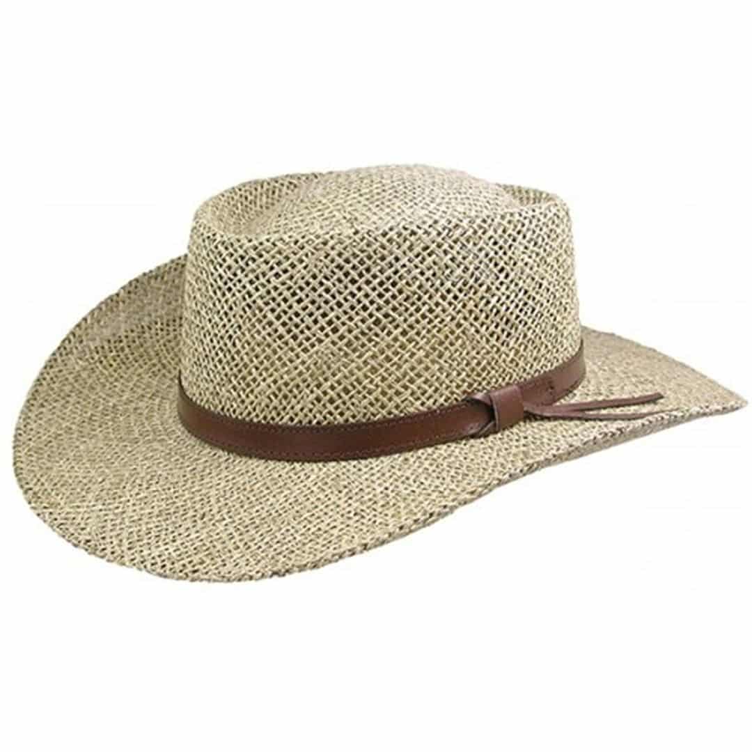 Country Classics Greg Norman Seagrass Straw Hat Ventilated Wide Brim ...