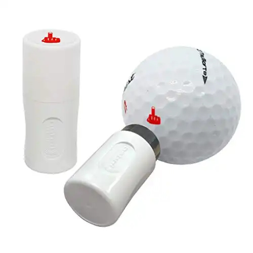 Asbri Golf Finger Ball Stamper - Red