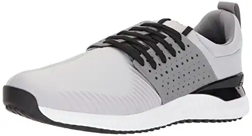 adidas Men's Adicross Bounce Golf Shoe, Light Solid Grey/Black, 10.5 M US
