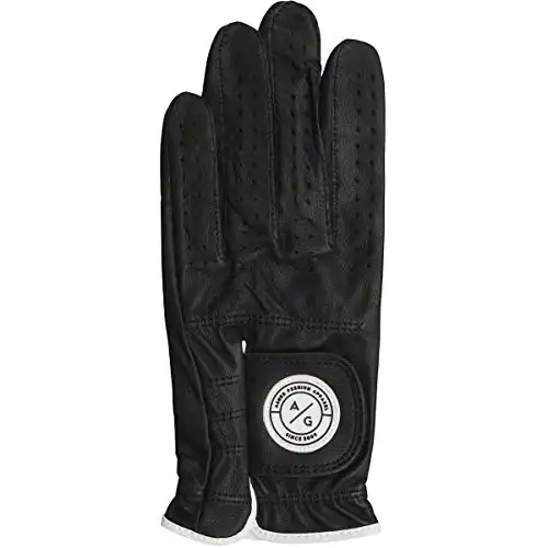 Asher Golf 2023 Jet Black Golf Glove LH Black Medium