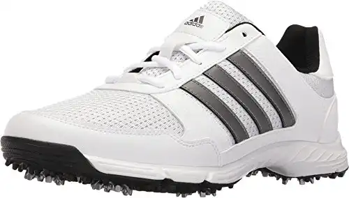 adidas Men's Tech Response Golf Shoe, White, 7 M US
