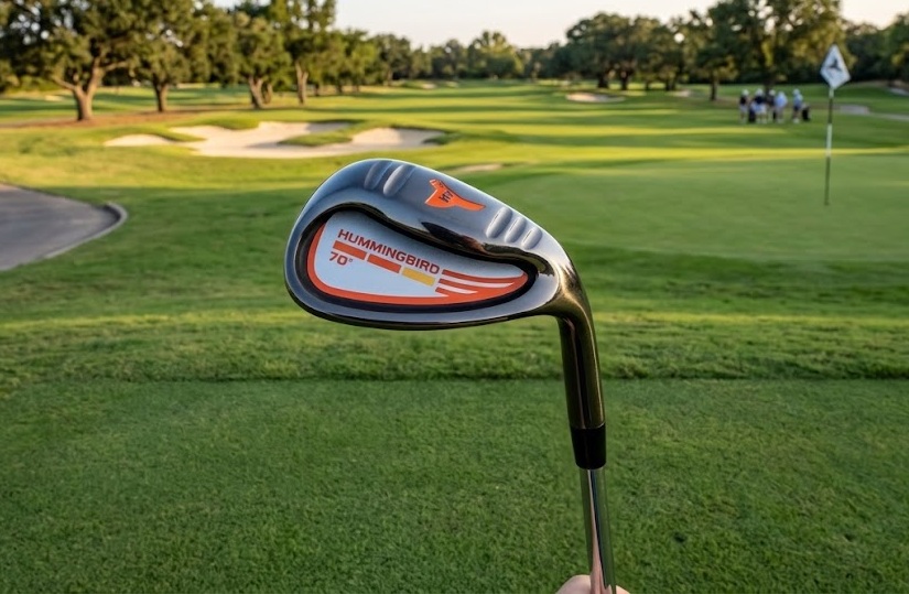 Hummingbird 70-degree golf wedge overlooking green