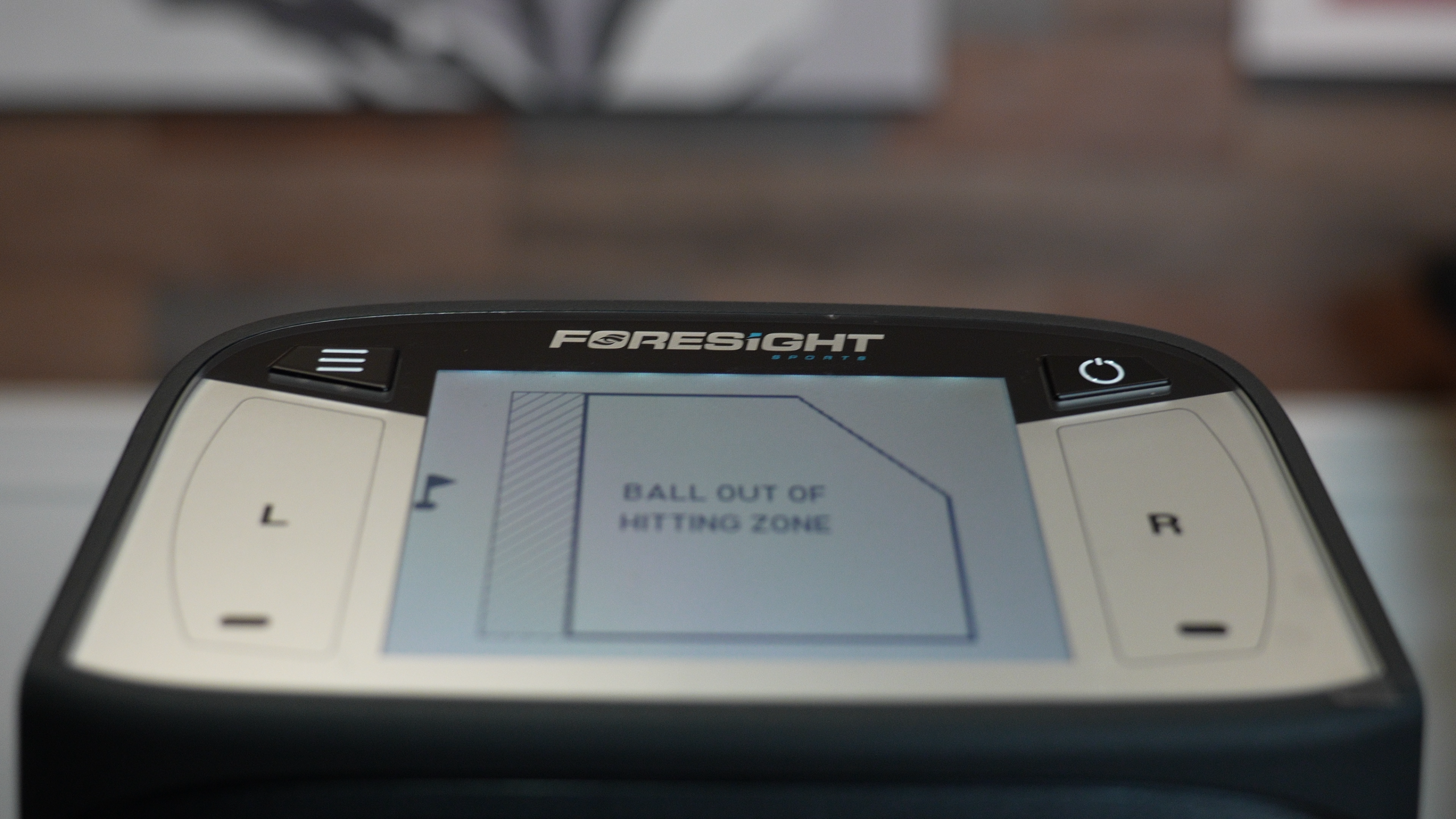 Foresight Sports golf launch monitor display screen