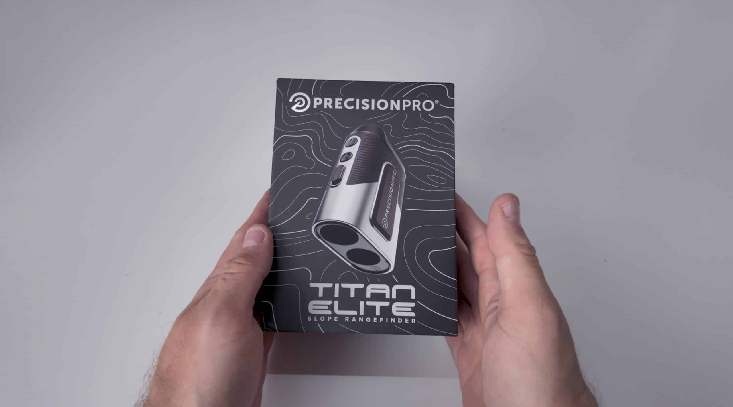 Precision Pro Titan Elite slope rangefinder packaging