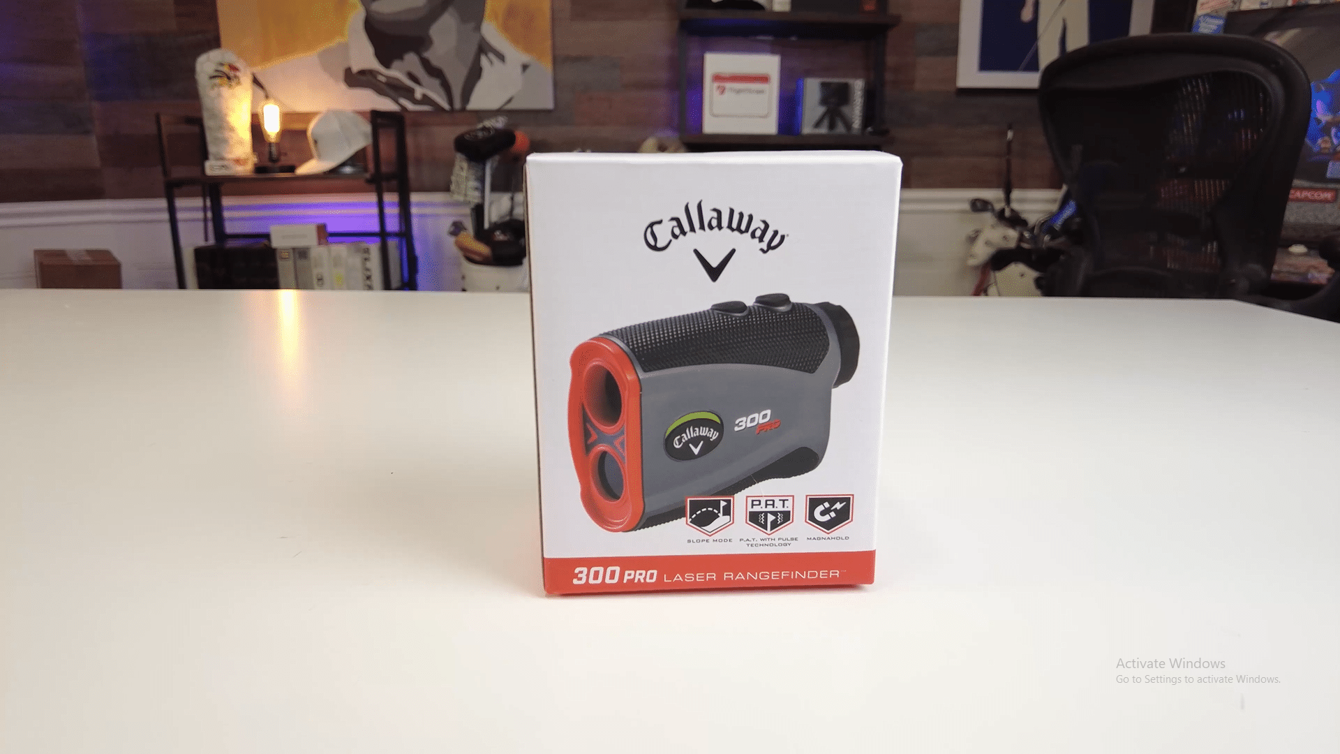 Callaway 300 Pro laser rangefinder box on table