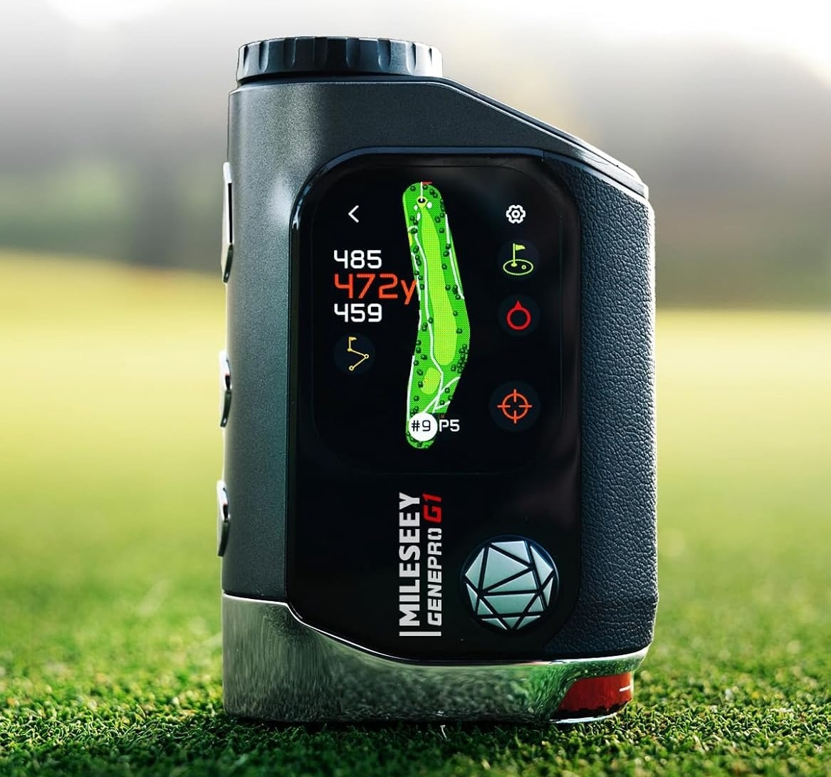 Golf rangefinder with digital course map display