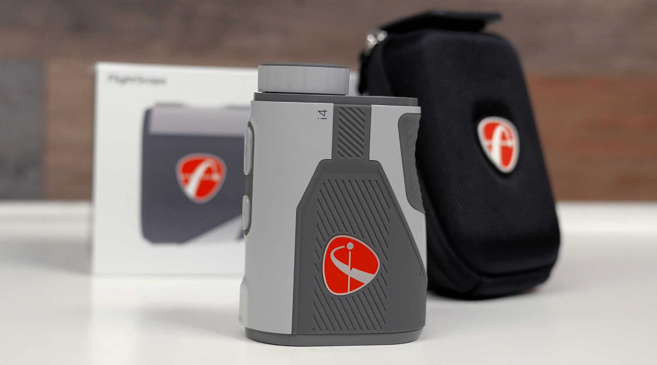 Portable golf rangefinder with carrying case