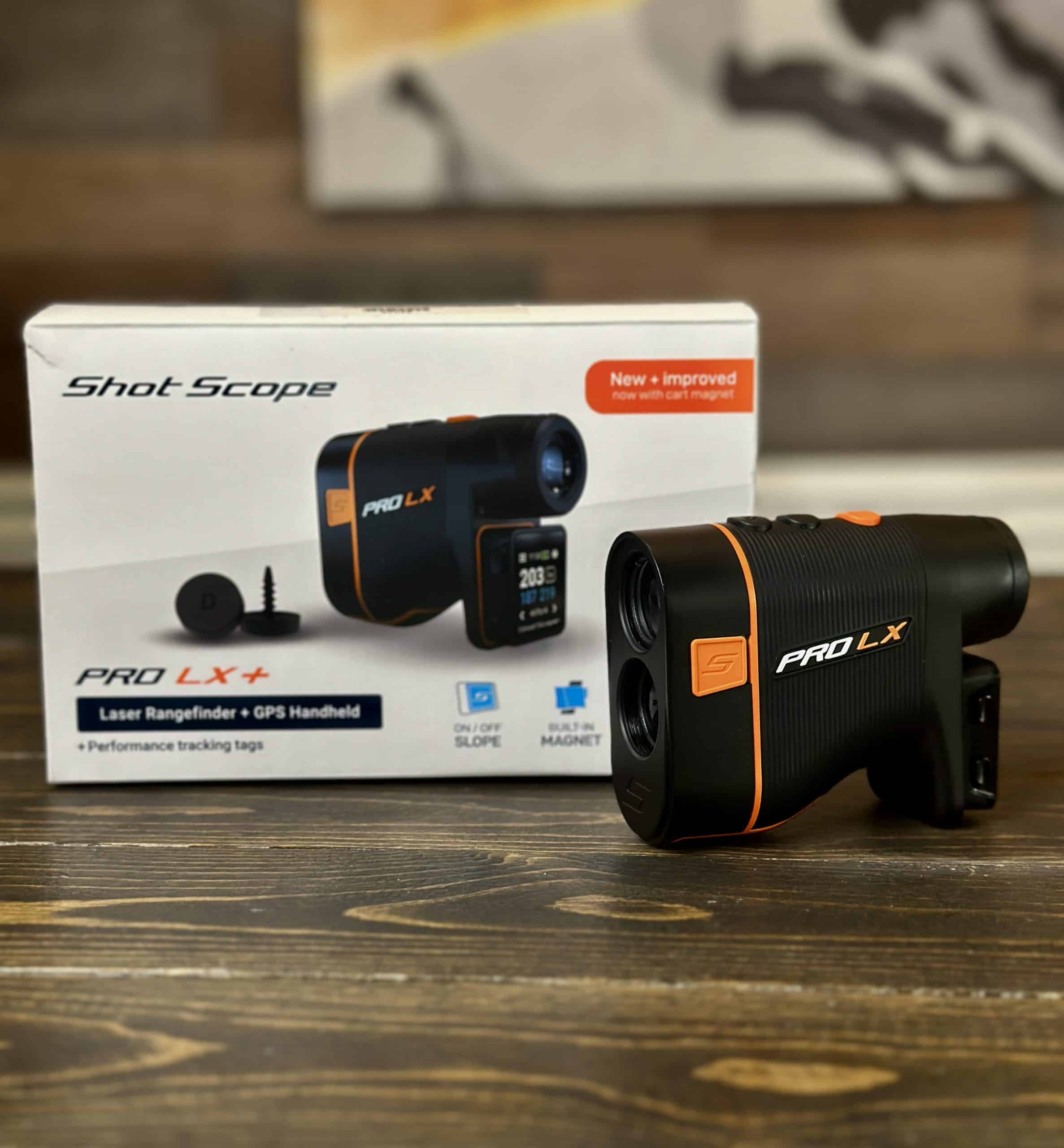 Shot Scope PRO LX+ laser rangefinder with GPS handheld