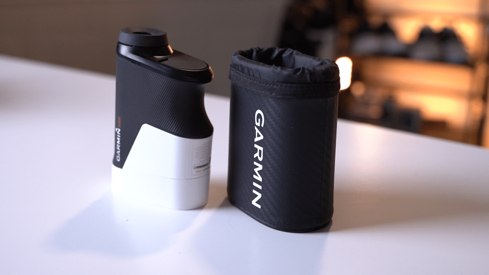 Garmin rangefinder with protective carrying case