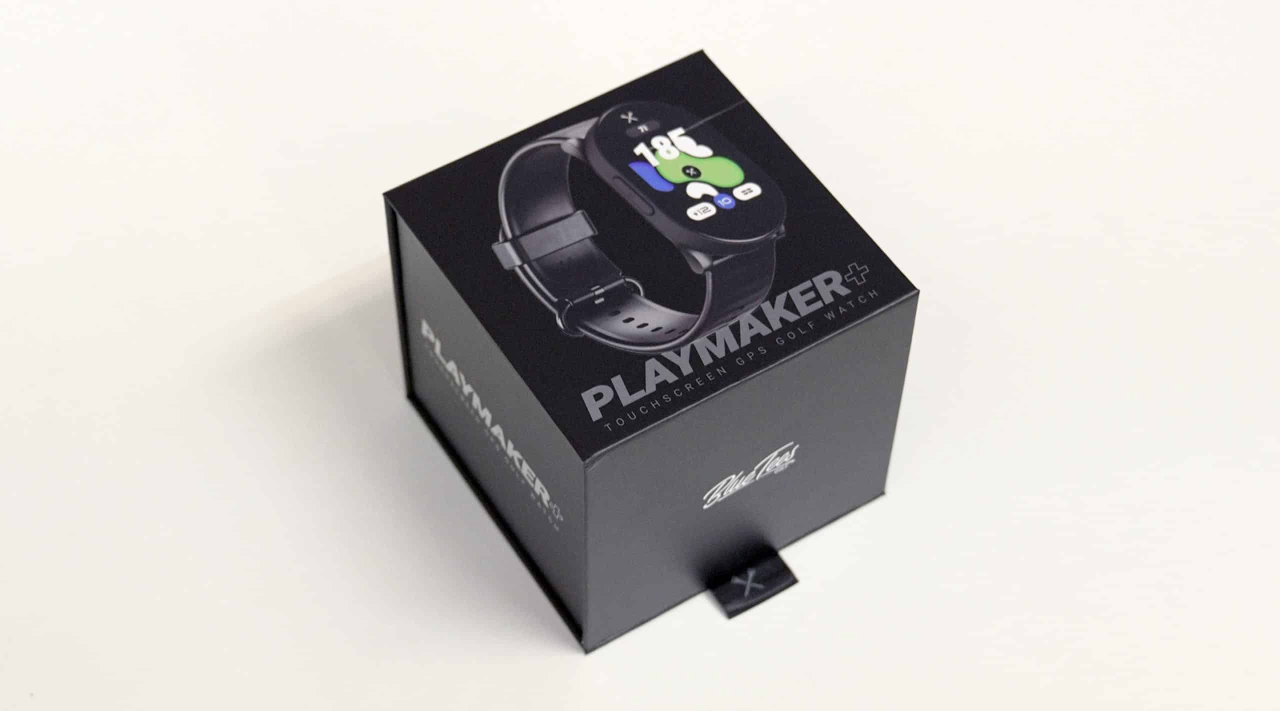 Playmaker Plus touchscreen GPS golf watch box