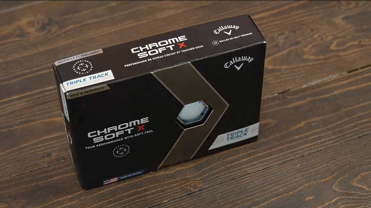 Callaway Chrome Soft X golf balls box