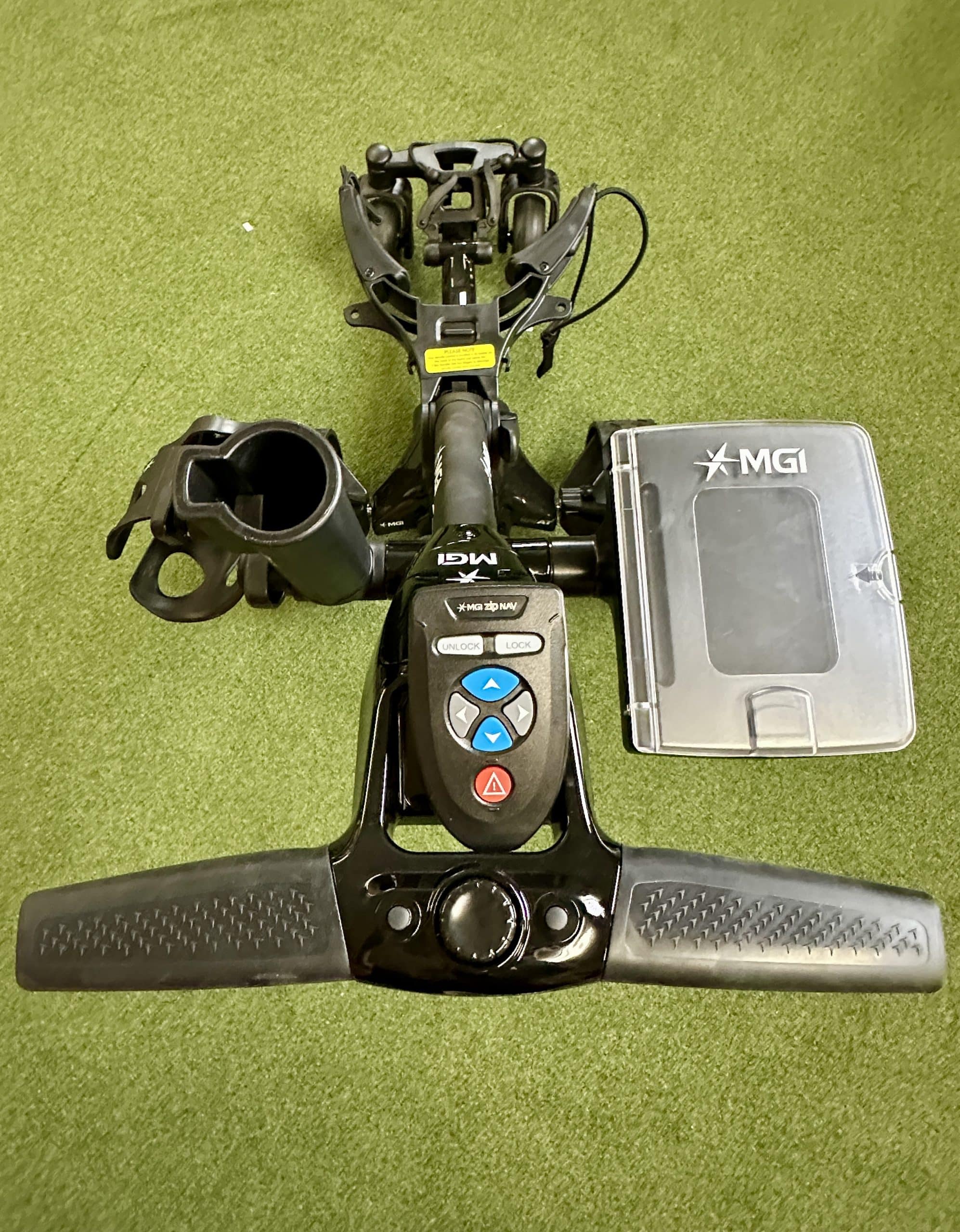 MGI Zip Navigator golf cart handle controls