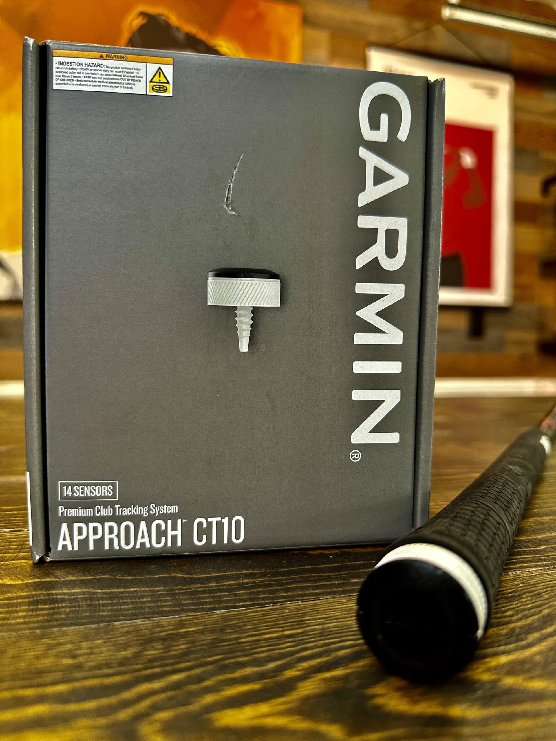 Garmin Approach CT10 golf club tracking system box