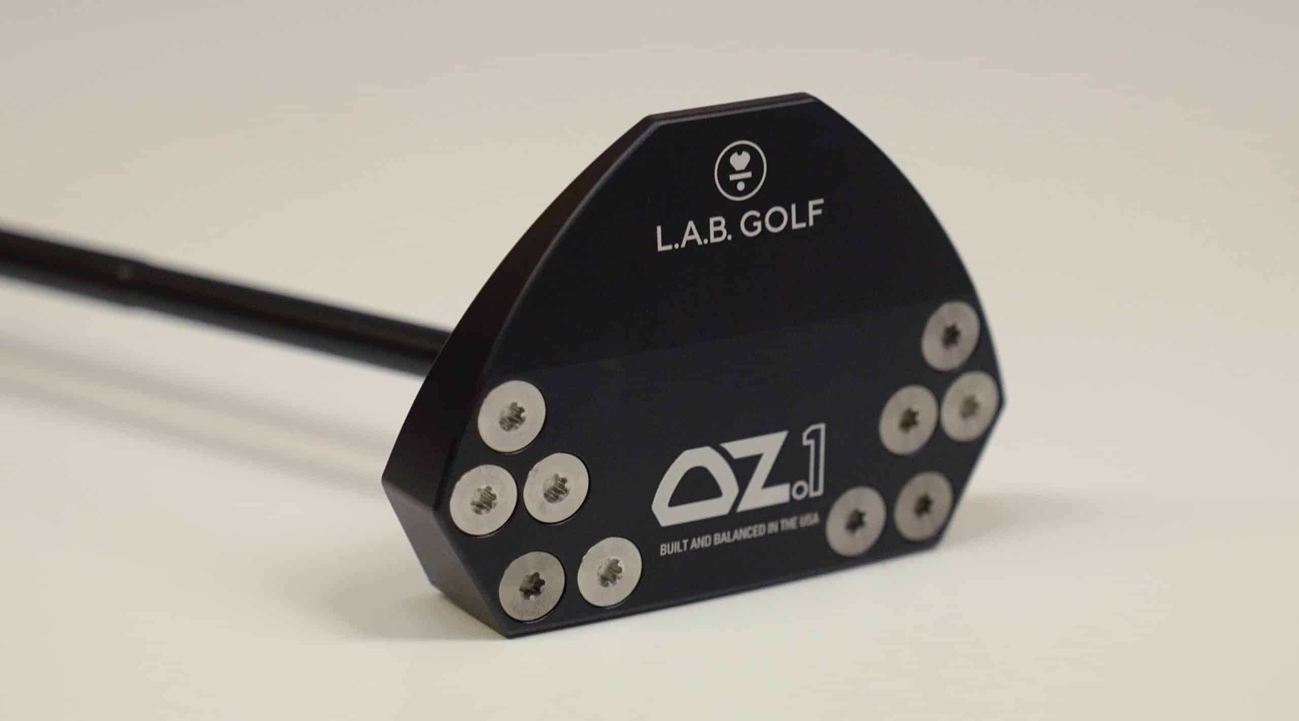 L.A.B. Golf OZ1 putter close-up view