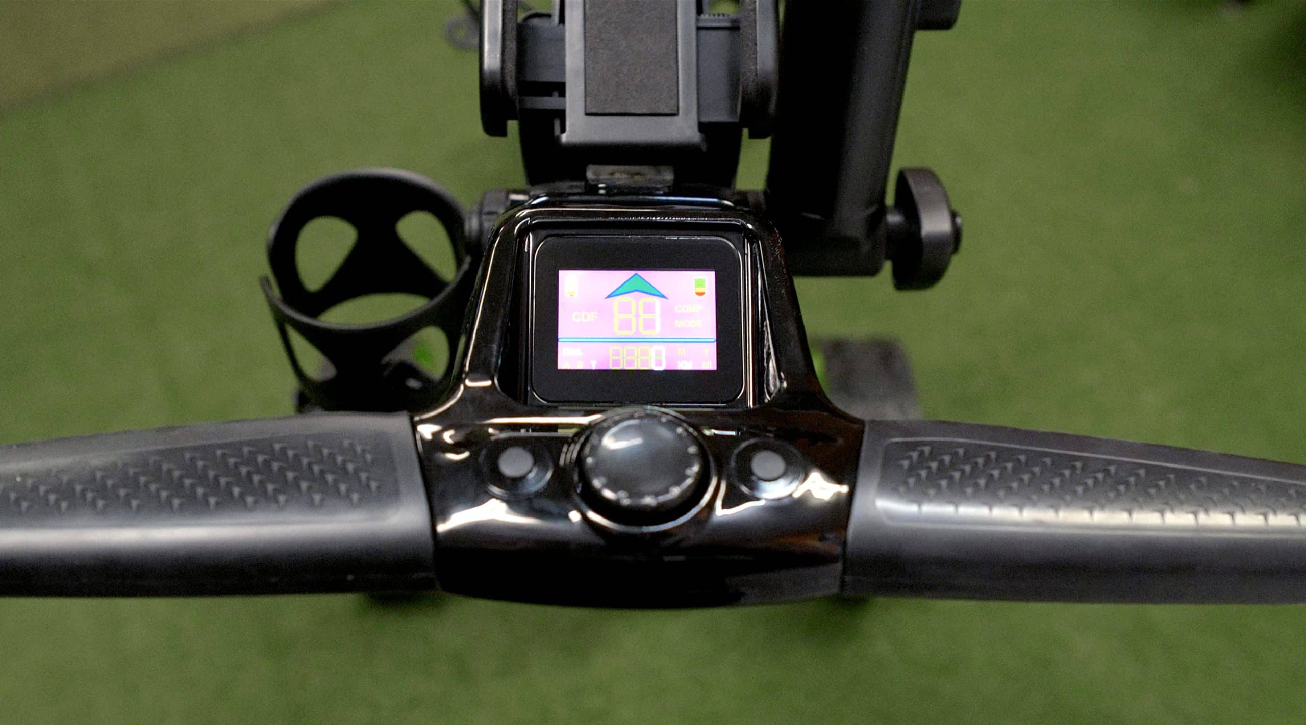 Exercise bike handlebar with digital display screen